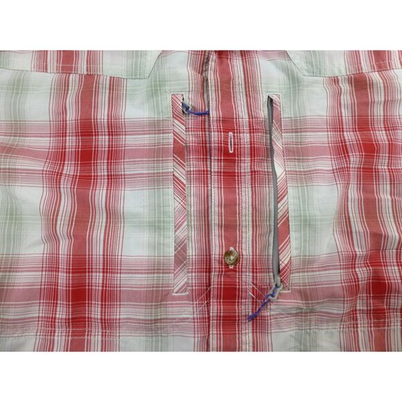 Patagonia Shirt Mens Large Red Plaid Button Up Fishing Long Sleeve Outdoors - Picture 8 of 14